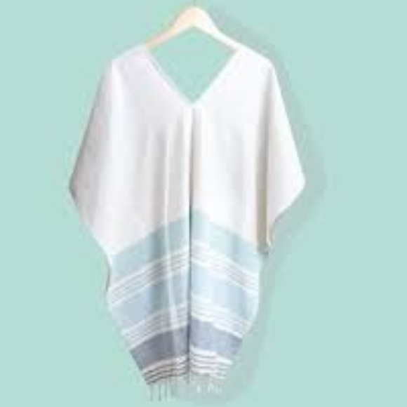Tribe Alive Other - HOST PICK! Tribe Alive Caftan Cover-Up~Seafoam NWT